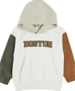 Clearance Little Kids' Colourblock Puff Print Hoodie Kids Sweats + Fleece|Tops