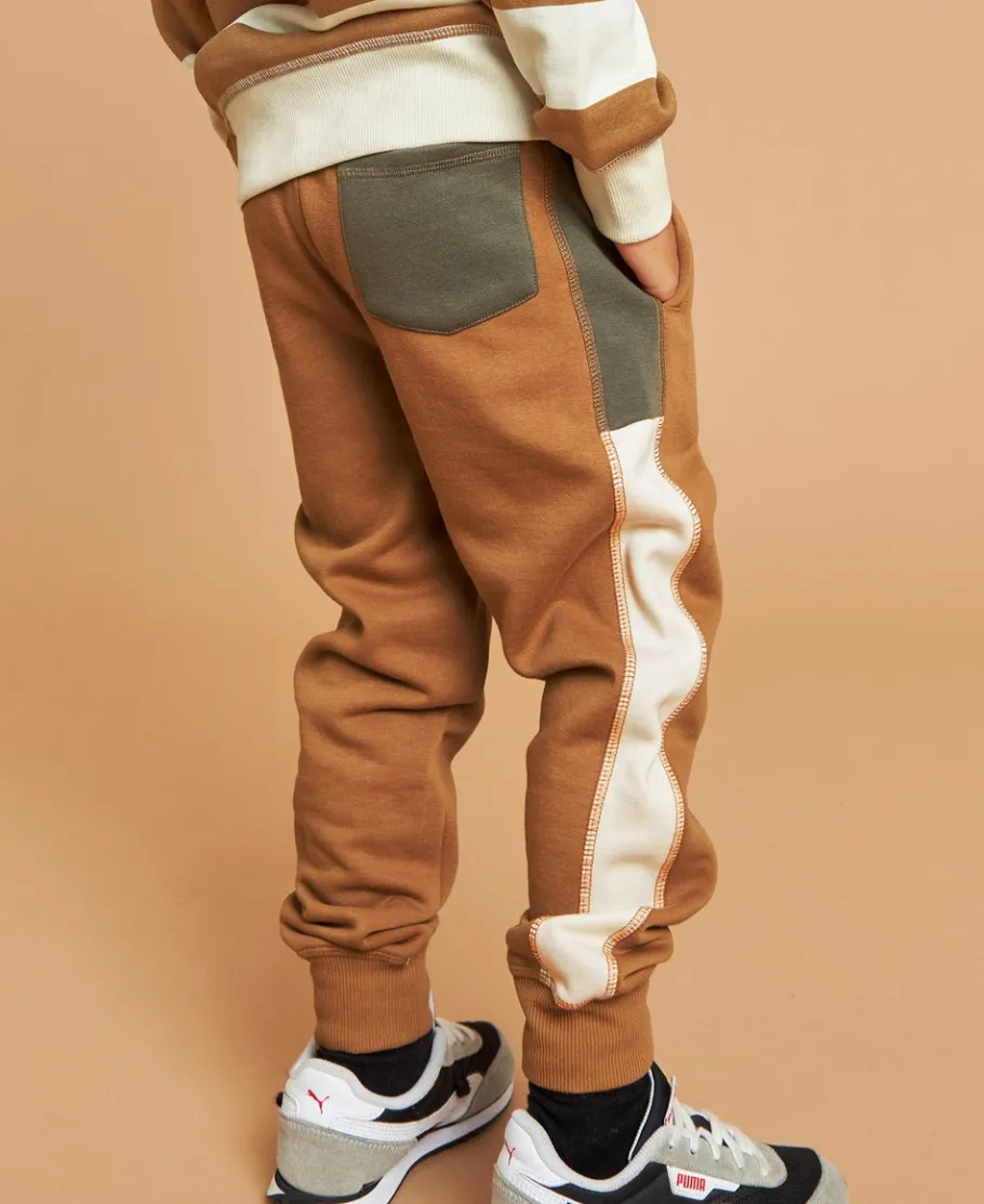 Fashion Little Kids' Colourblock Trackpants Kids Sweats + Fleece|Bottoms