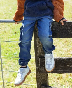 Fashion Little Kids' Denim Cargo Cuff Jean Kids Kids 1 - 7