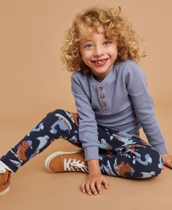 Outlet Little Kids' Fleece Backed Drop Crotch Legging Kids Bottoms|Kids 1 - 7