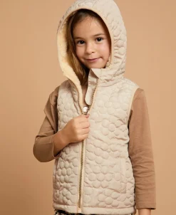 New Little Kids' Fleece Lined Hooded Puffer Vest Kids Jackets|Kids 1 - 7