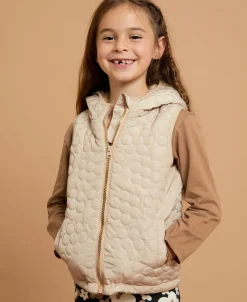 New Little Kids' Fleece Lined Hooded Puffer Vest Kids Jackets|Kids 1 - 7