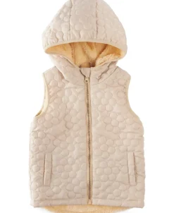 New Little Kids' Fleece Lined Hooded Puffer Vest Kids Jackets|Kids 1 - 7