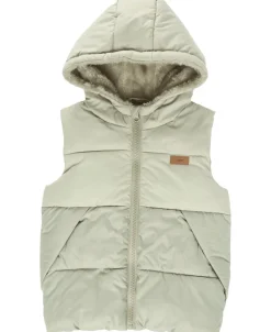 Clearance Little Kids' Fleece Lined Hooded Puffer Vest Kids Jackets|Kids 1 - 7