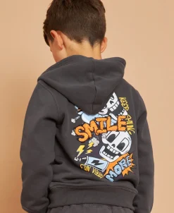 New Little Kids' Front & Back Detail Hoodie Kids Sweats + Fleece|Kids 1 - 7
