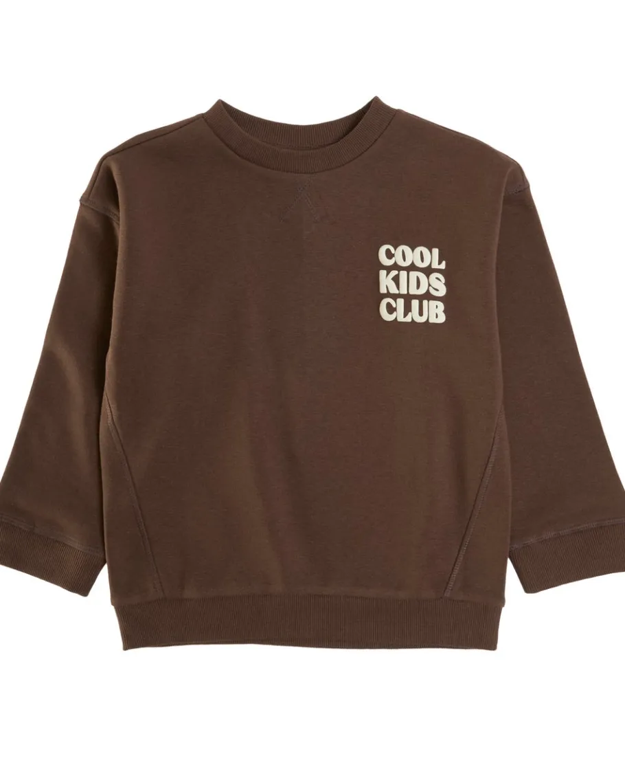 Hot Little Kids' Front & Back Puff Print Sweatshirt Kids Sweats + Fleece|Kids 1 - 7