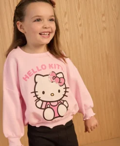 Best Little Kids' Hello Kitty Sequin Sweatshirt Kids Sweats + Fleece|Licensed Clothing
