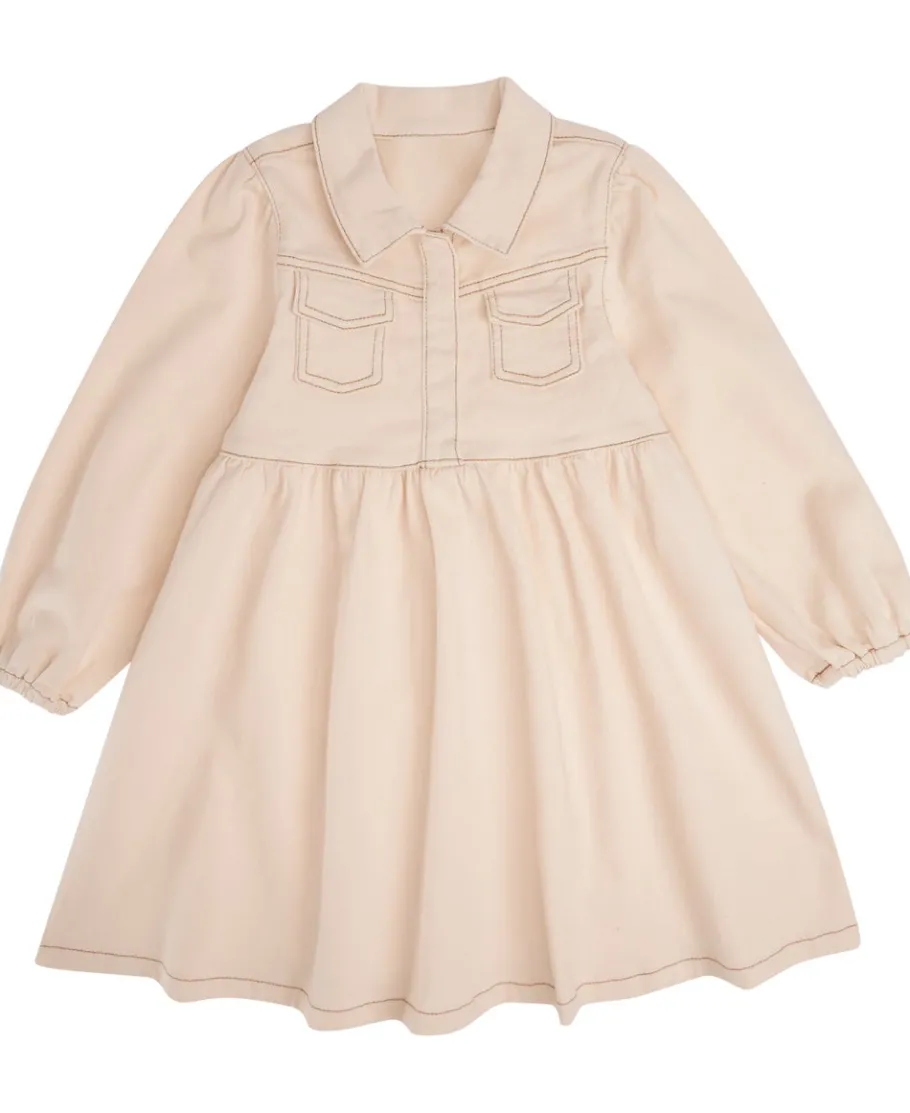 Best Little Kids' Long Sleeve Denim Dress Kids Dresses|Kids 1 - 7