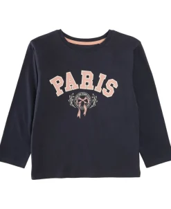 Sale Little Kids' Long Sleeve Print Tee Kids Tops|T-Shirts
