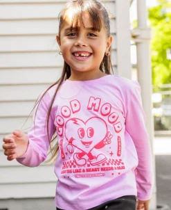 Hot Little Kids' Long Sleeve Print Tee Kids Tops|T-Shirts