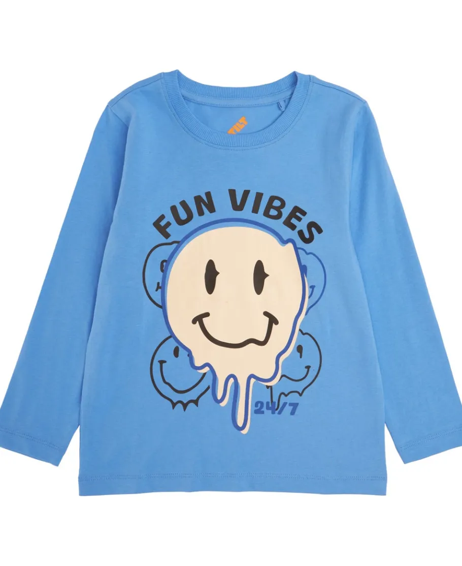 Hot Little Kids' Long Sleeve Puff Print Tee Kids Tops|T-Shirts