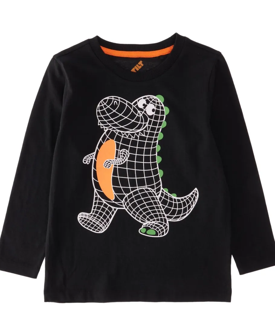 Online Little Kids' Long Sleeve Printed Tee Kids Essentials|Kids 1 - 7