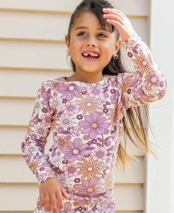 Online Little Kids' Long Sleeve Rib Top Kids Tops|T-Shirts