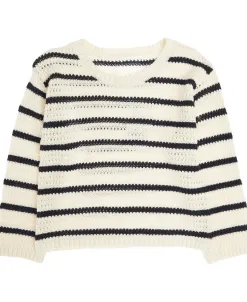 Clearance Little Kids' Long Sleeve Stripe Knit Jumper Kids Tops|Kids 1 - 7