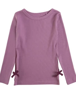 Best Little Kids' Long Sleeve Taped Rib Bow Top Kids Tops|T-Shirts