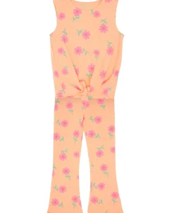 Sale Little Kids' Neon Rib Tank & Flare Set Kids Tops|Kids 1 - 7