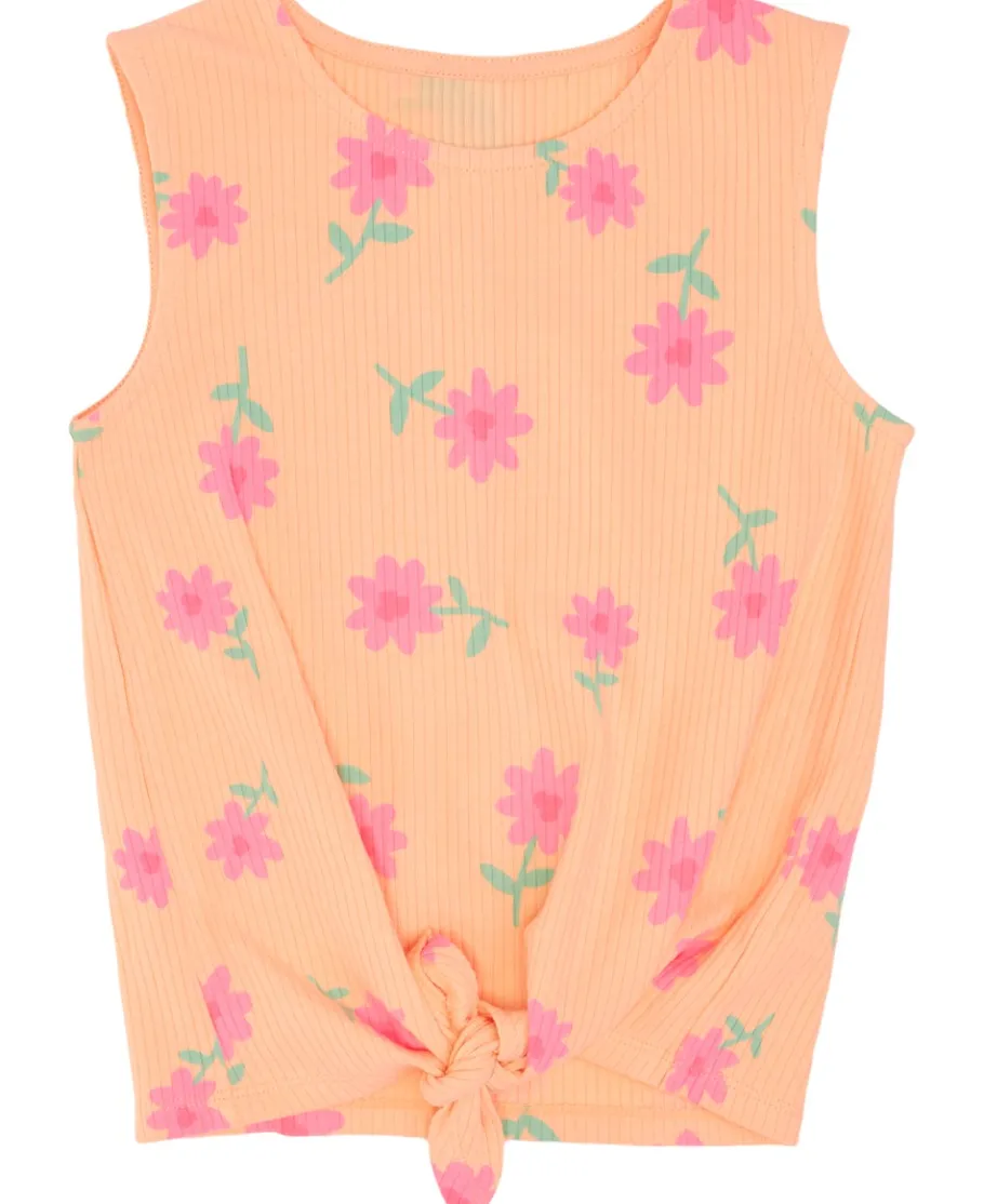 Sale Little Kids' Neon Rib Tank & Flare Set Kids Tops|Kids 1 - 7