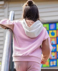 Online Little Kids' Panelled Embroidered Hoodie Kids Sweats + Fleece|Kids 1 - 7