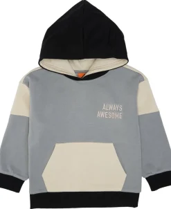 Fashion Little Kids' Panelled Print Hoodie Kids Sweats + Fleece|Tops