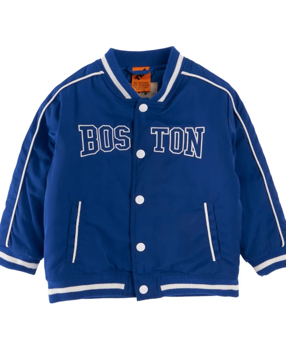Online Little Kids' Piped Collegiate Bomber Jacket Kids Jackets|Kids 1 - 7
