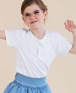 Hot Little Kids' Plain Essential Pocket Tee Kids Tops|T-Shirts