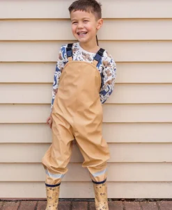 Online Little Kids' Plain Rain Overalls Kids Jackets|Kids 1 - 7