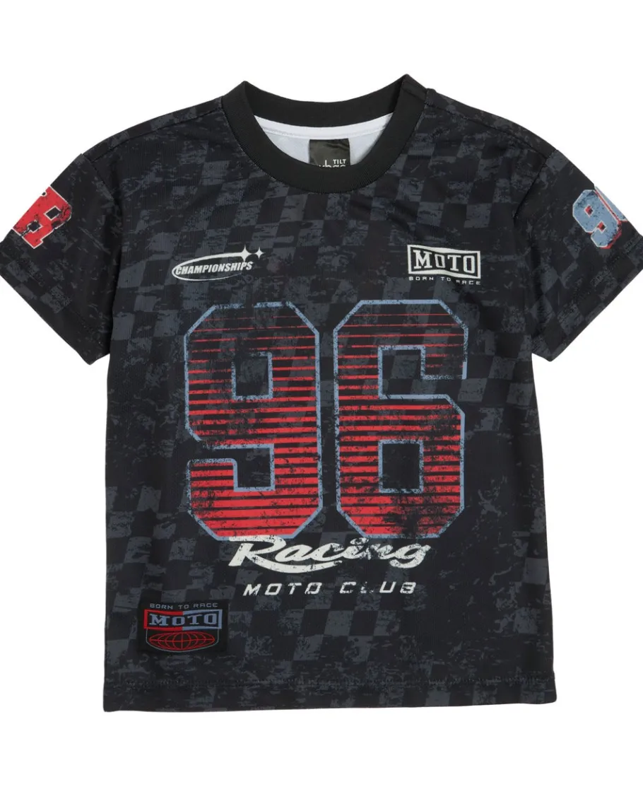 Clearance Little Kids' Print Sporty Mesh Tee Kids Tops|T-Shirts