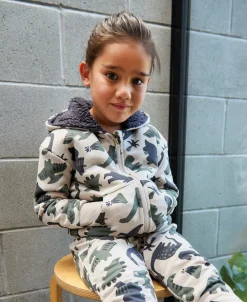 Sale Little Kids' Printed Sherpa Zip Hoodie Kids Sweats + Fleece|Kids 1 - 7
