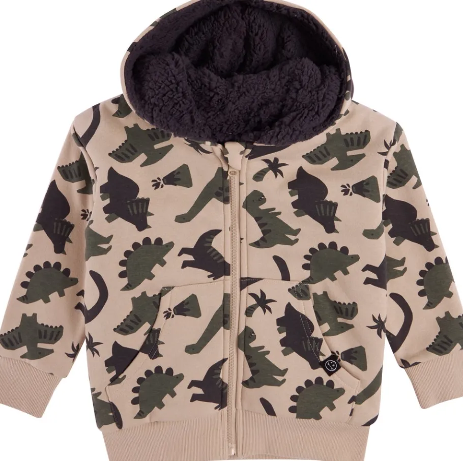 Sale Little Kids' Printed Sherpa Zip Hoodie Kids Sweats + Fleece|Kids 1 - 7