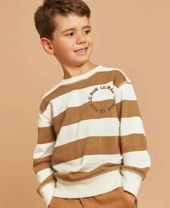 Clearance Little Kids' Printed Stripe Sweatshirt Kids Sweats + Fleece|Kids 1 - 7