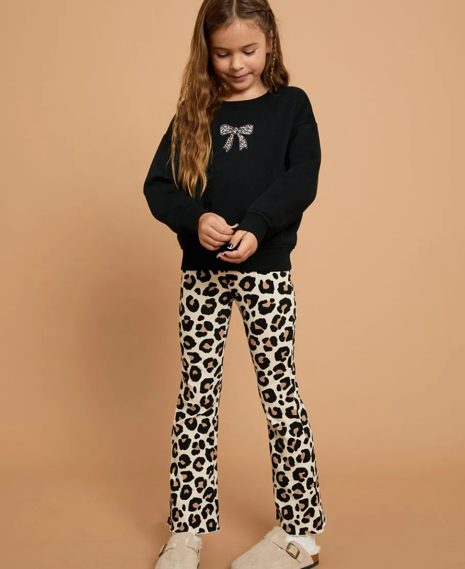 Clearance Little Kids' Printed Sweat & Rib Flare Set Kids Sweats + Fleece|Kids 1 - 7