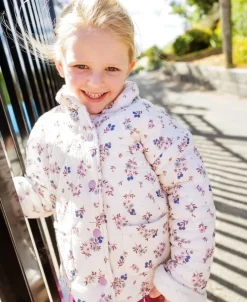 Hot Little Kids' Quilted Muslin Sherpa Jacket Kids Jackets|Kids 1 - 7