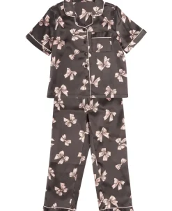 Online Little Kids' Satin PJ Set Kids Sleepwear|Kids 1 - 7