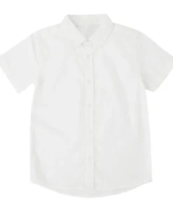 Outlet Little Kids' Short Sleeve Linen Blend Shirt Kids Tops|Kids 1 - 7
