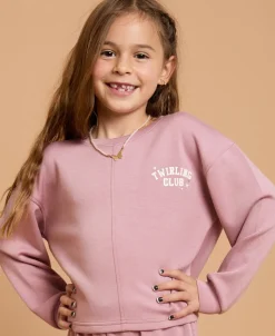 Clearance Little Kids' Sponge Print Sweatshirt Kids Sweats + Fleece|Kids 1 - 7