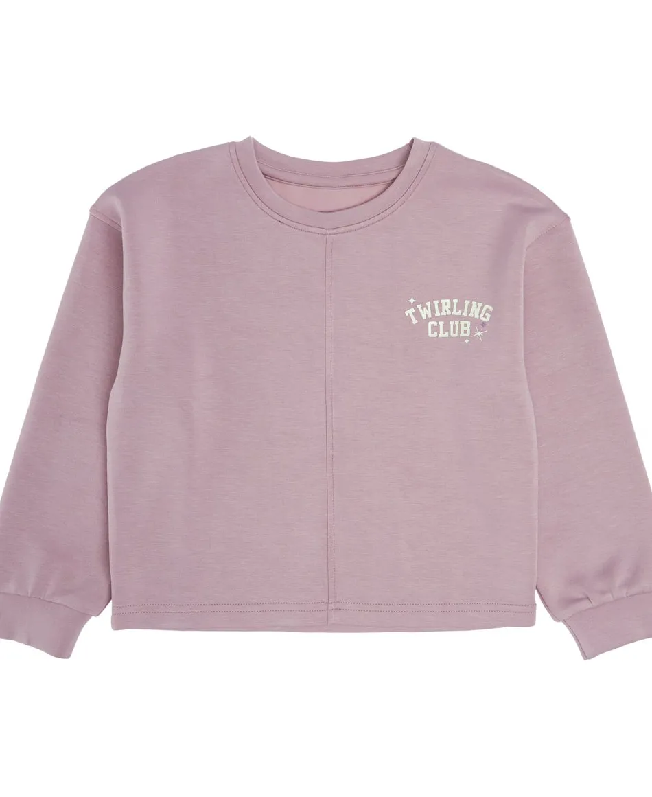 Clearance Little Kids' Sponge Print Sweatshirt Kids Sweats + Fleece|Kids 1 - 7