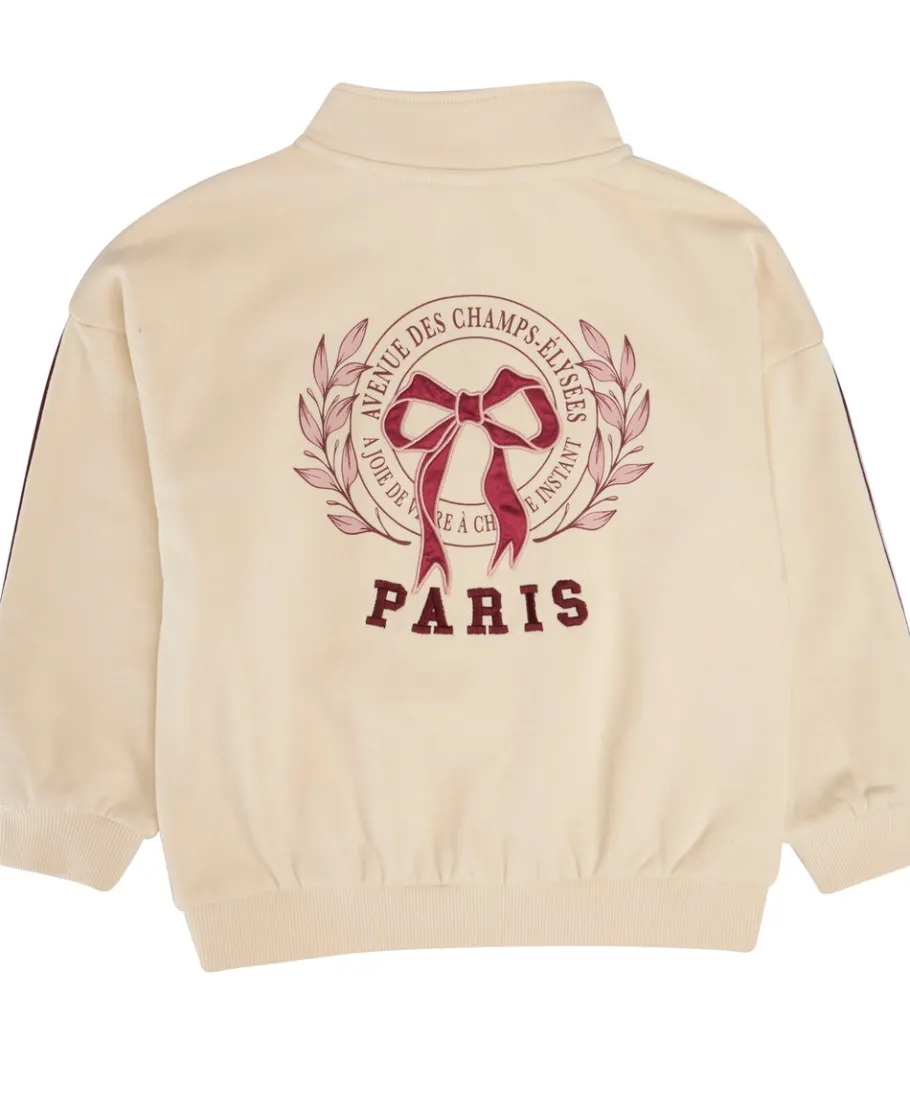 Hot Little Kids' Sporty Piped Panel 1/4 Zip Sweatshirt Kids Sweats + Fleece|Kids 1 - 7