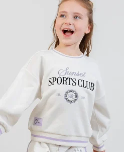 Online Little Kids' Sporty Puff Sleeve Sweatshirt Kids Sweats + Fleece|Kids 1 - 7