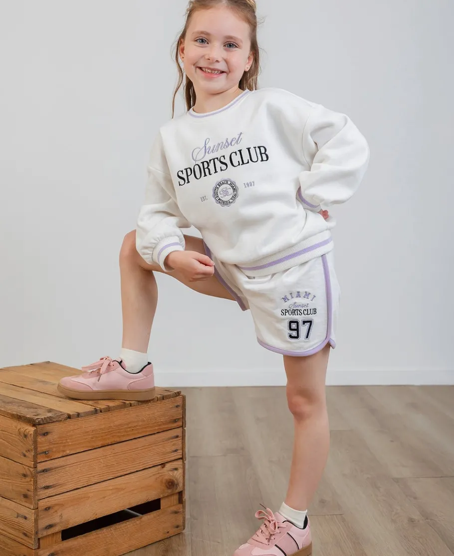 Online Little Kids' Sporty Puff Sleeve Sweatshirt Kids Sweats + Fleece|Kids 1 - 7