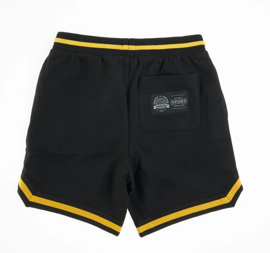 Discount Little Kids' Sporty Terry Applique Short Kids Bottoms|Kids 1 - 7