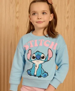 Outlet Little Kids' Stitch Boucle Sweatshirt Kids Sweats + Fleece|Licensed Clothing