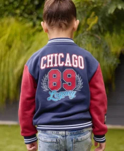 Discount Little Kids' Varsity Sweat Bomber Kids Jackets|Kids 1 - 7