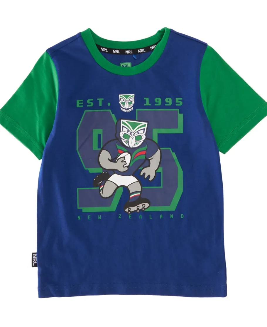 Best Little Kids' Warriors Cotton Tee Kids Tops|T-Shirts