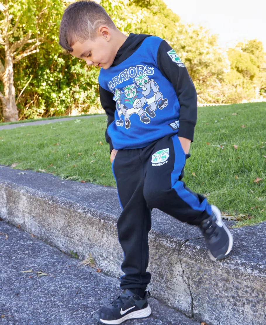 New Little Kids' Warriors NRL Hoodie Kids Sweats + Fleece|Kids 1 - 7