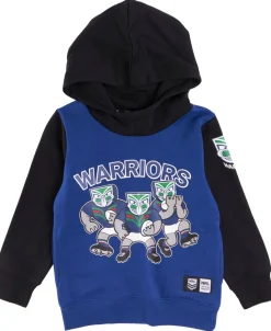 New Little Kids' Warriors NRL Hoodie Kids Sweats + Fleece|Kids 1 - 7