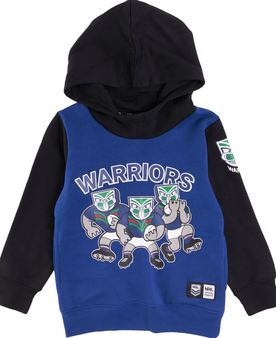 New Little Kids' Warriors NRL Hoodie Kids Sweats + Fleece|Kids 1 - 7