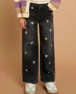 Sale Little Kids' Wide Leg Embroidered Jean Kids Kids 1 - 7