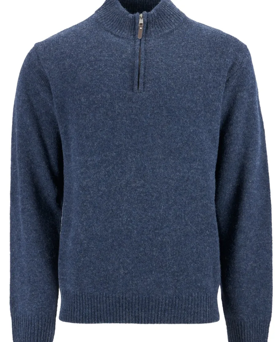 Outlet Men's 1/4 Zip Wool Jersey Knitwear & Sweats