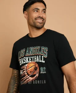 Sale Men's Active Print Front Tee T-Shirts|Tops