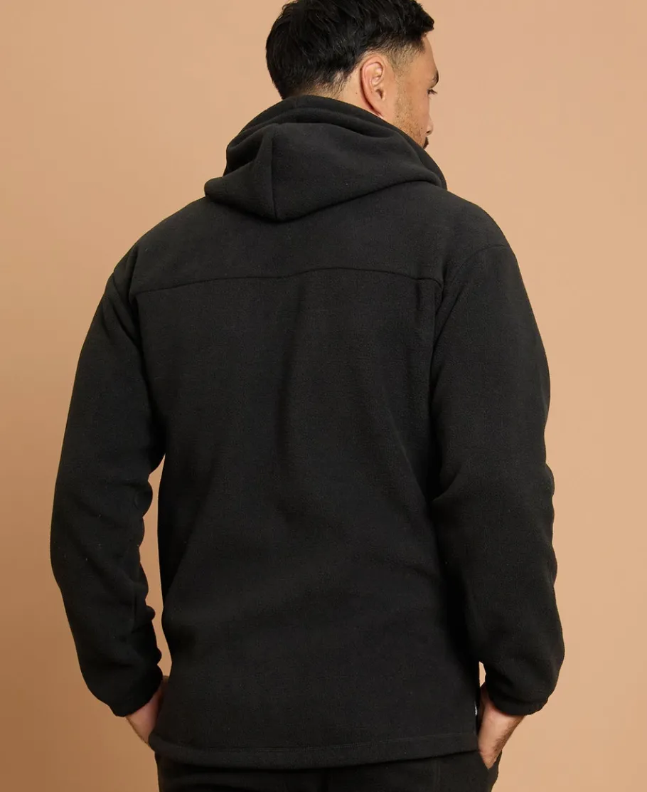 Discount Men's Bonded Longline Pocket Fleece Knitwear & Sweats|Jackets & Coats